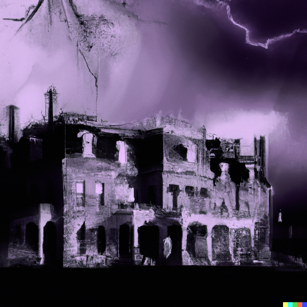 The same with purple sky